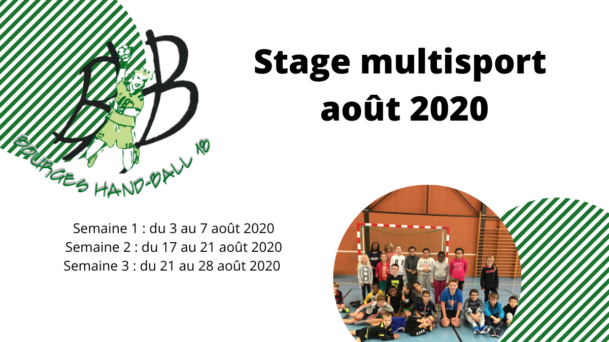 Ouverture des Stages Multisports août 2020